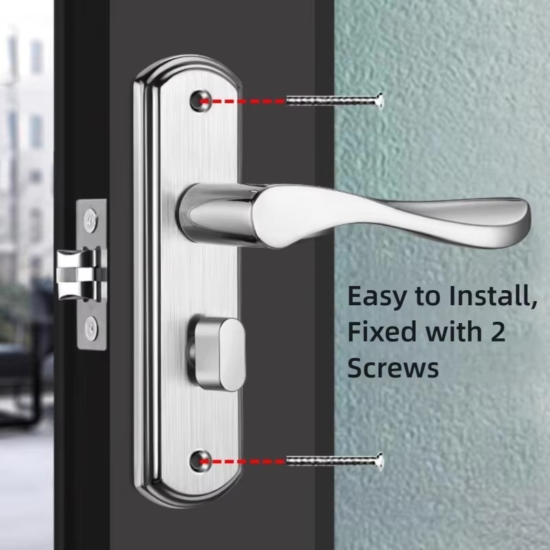 Home Hardware Bathroom Accessories - Fechadura de Porta de Banheiro em