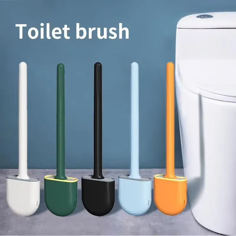 Toilet Brush Holder - Escova de Limpeza de Silicone Suspensa