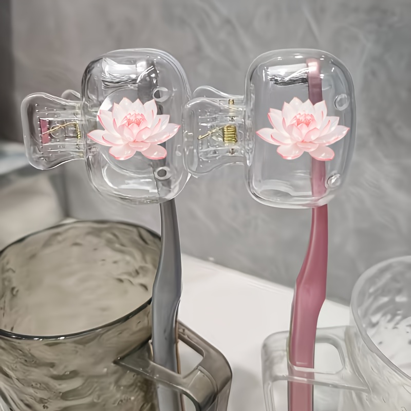 Toothbrush Holder Set - Conjunto Portátil de 2 Suportes para