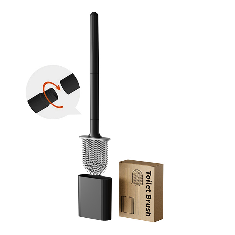 Toilet Brush Holder - Escova de Silicone Mini para Vaso