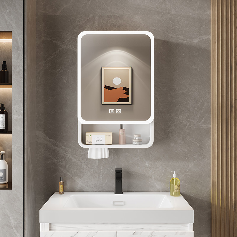 Home Bathroom Shelf - Armário de Banheiro Moderno com Espelho