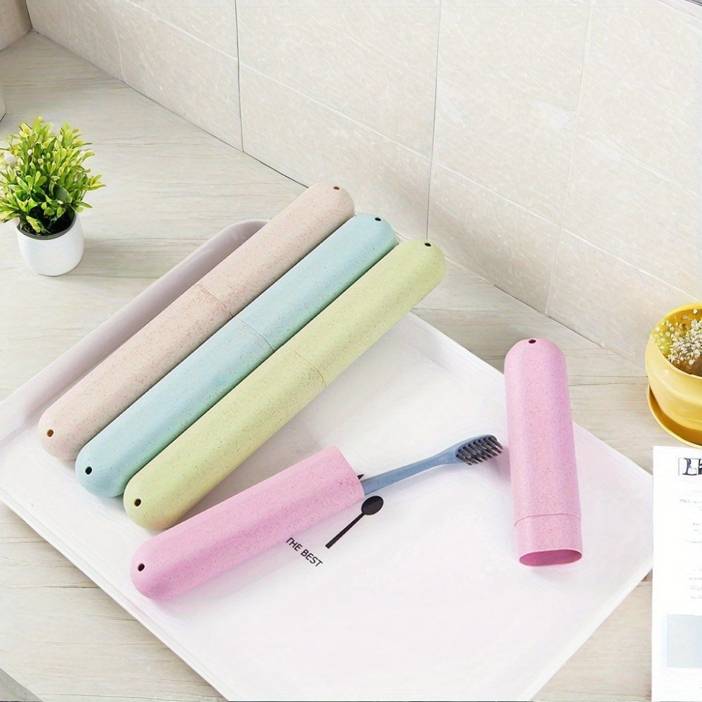 Toothbrush Holder Set - 2 pçs/set leve e portátil suporte