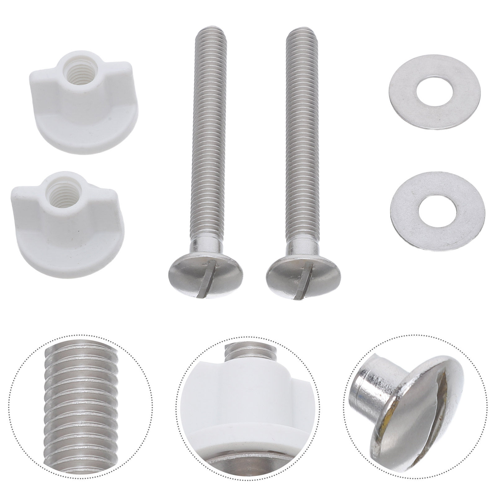 Home Hardware Bathroom Accessories - Kit de Substituição de Parafusos Plásticos