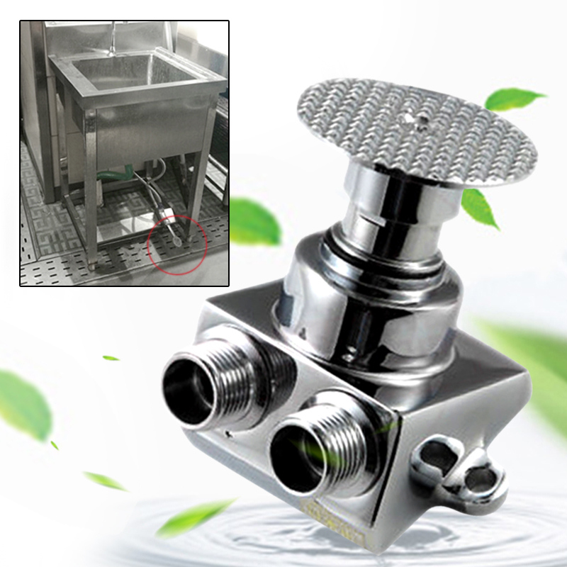 Basin Mixer Tap - Válvula de pedal de cobre Interruptor