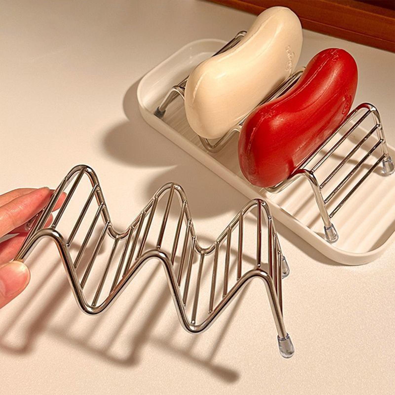 Home Bathroom Shelf - Suporte de Saboneteira em Aço Inoxidável