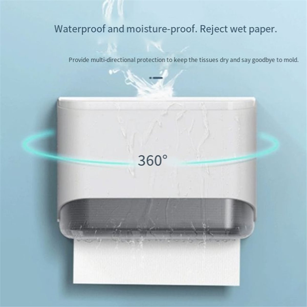 Home Bathroom Towel Dispenser - Dispensador de Papel Toalha Montado na