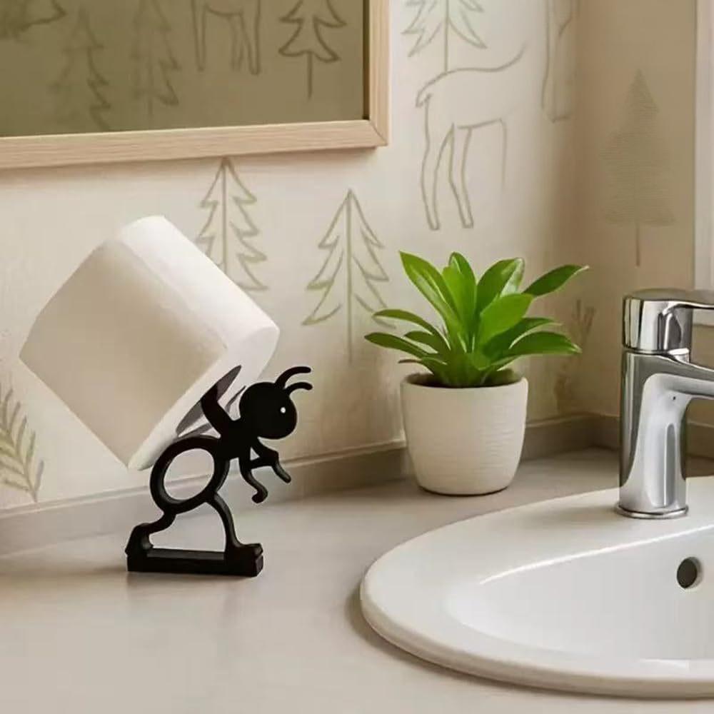 Home Living Bathroom Vanity - 3d impresso formiga suporte de papel