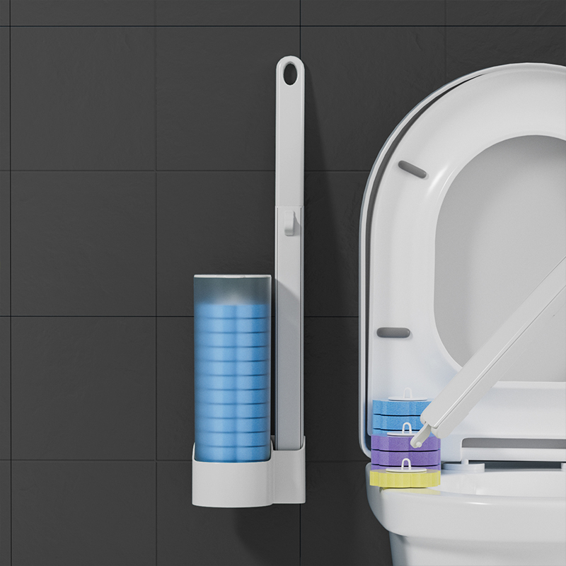Toilet Brush Holder - Escova de vaso sanitário descartável, ferramenta