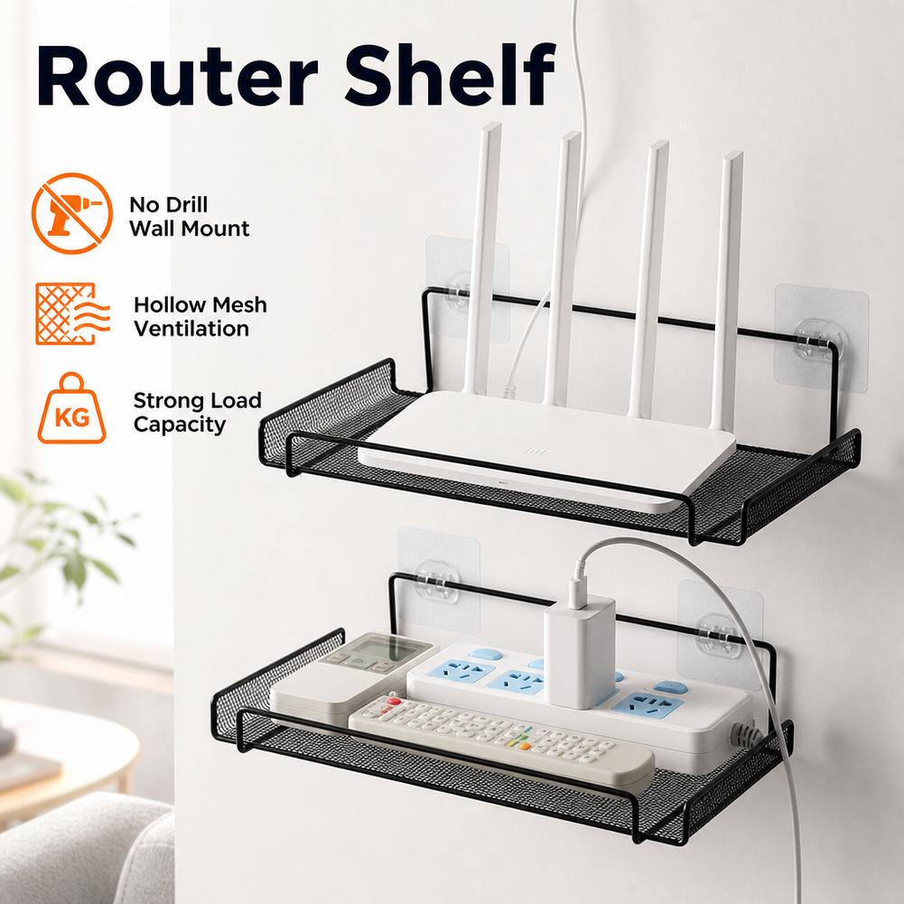 Home Bathroom Shelf - Prateleira de Parede em Aço Inoxidável