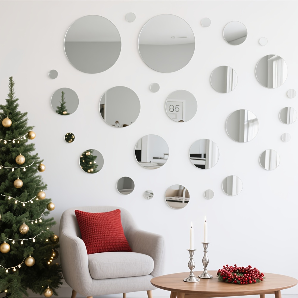 Home Goods Bathroom Mirrors - Adesivos de parede de espelho acrílico