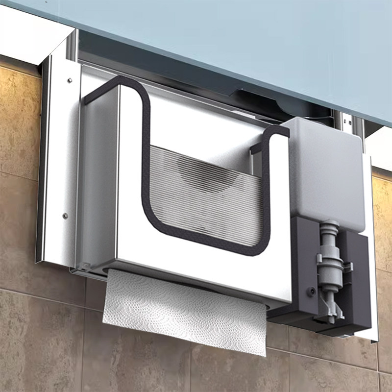 Home Bathroom Towel Dispenser - Dispensador de Papel Toalha Oculto em