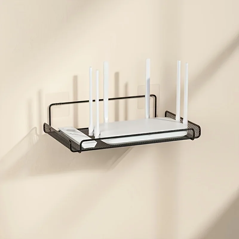 Home Bathroom Shelf - Prateleira de Aço Inoxidável para Roteador