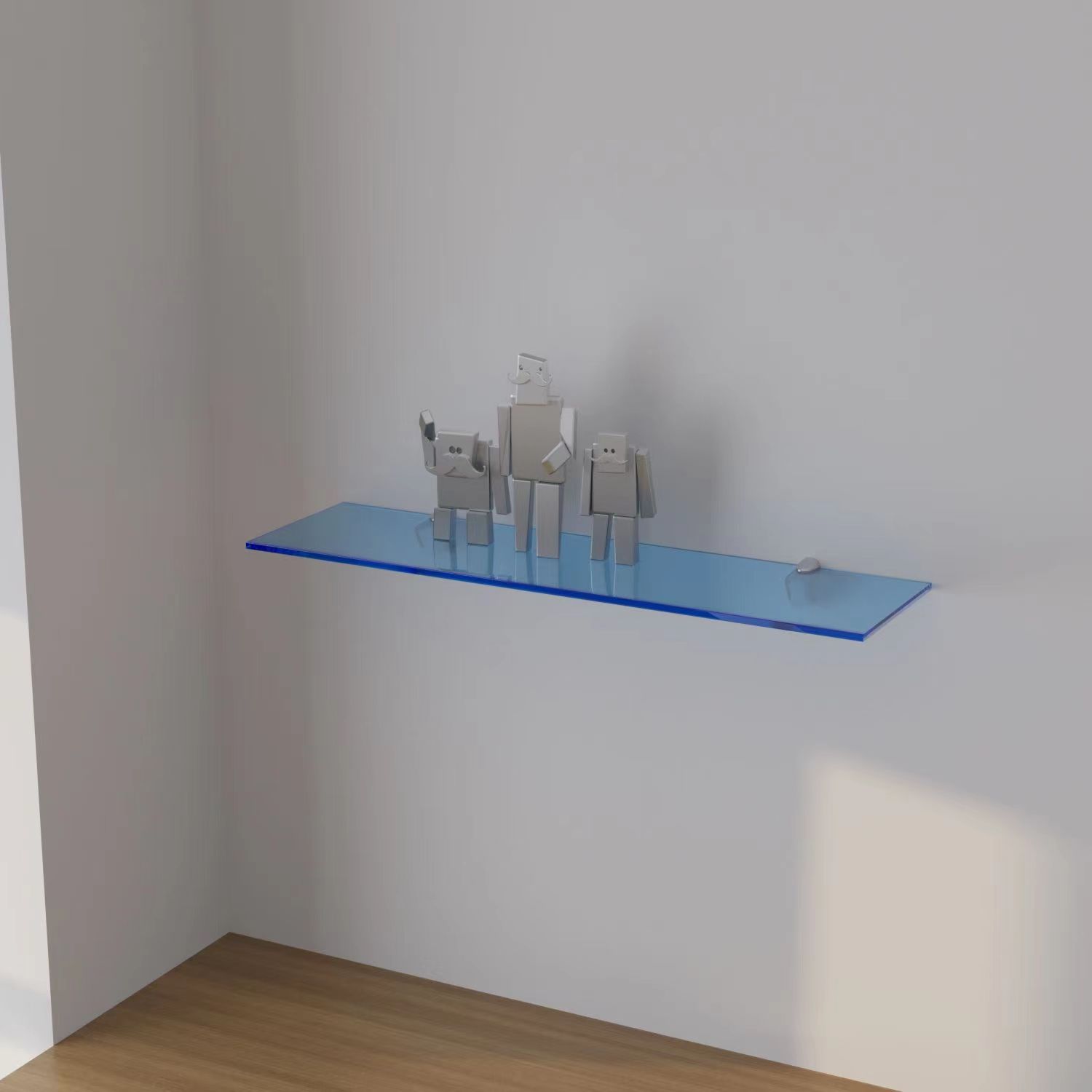 Prateleira acrílica perfurada  - Home Bathroom Shelf avaliação e preço
