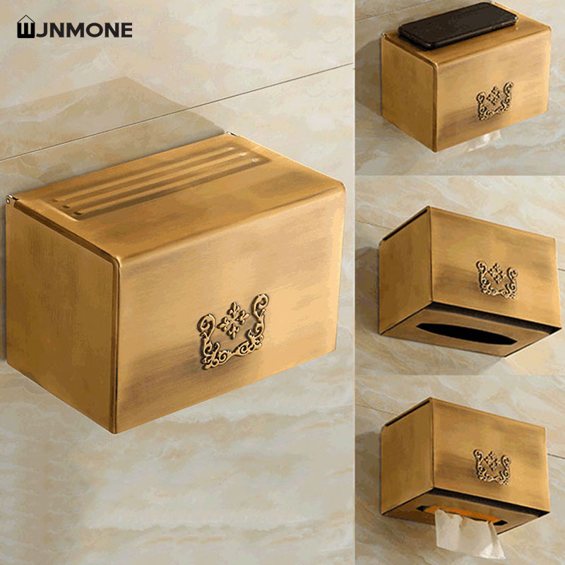 Caixa de tecido titular do ban - Home Bathroom Towel Dispenser avaliação e preço