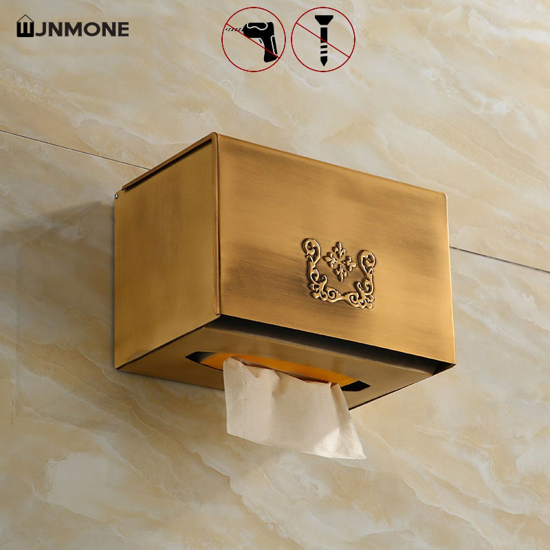 Caixa de tecido titular do ban - Home Bathroom Towel Dispenser avaliação e preço