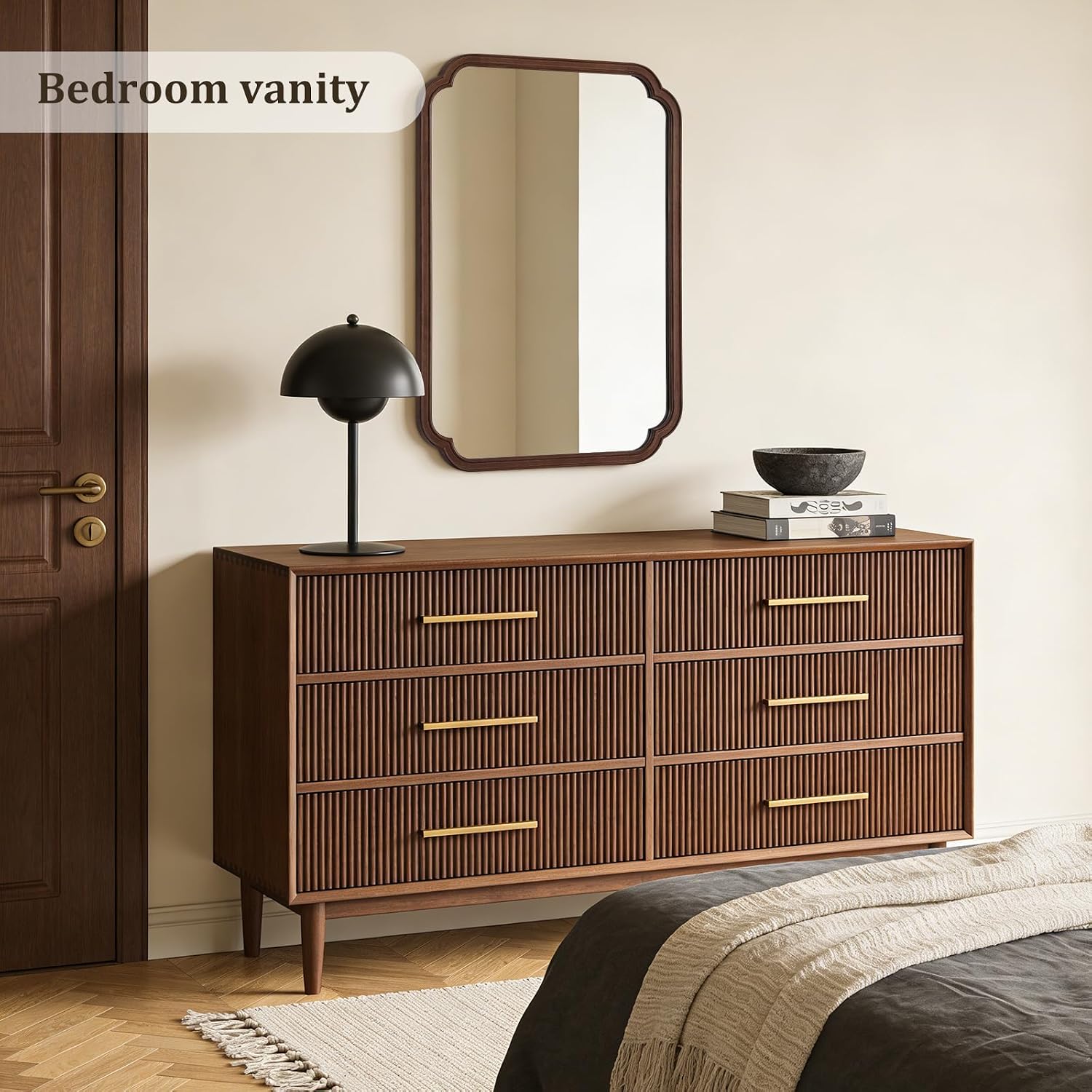 Espelho de Banheiro de Madeira - Home Living Bathroom Vanity avaliação e preço