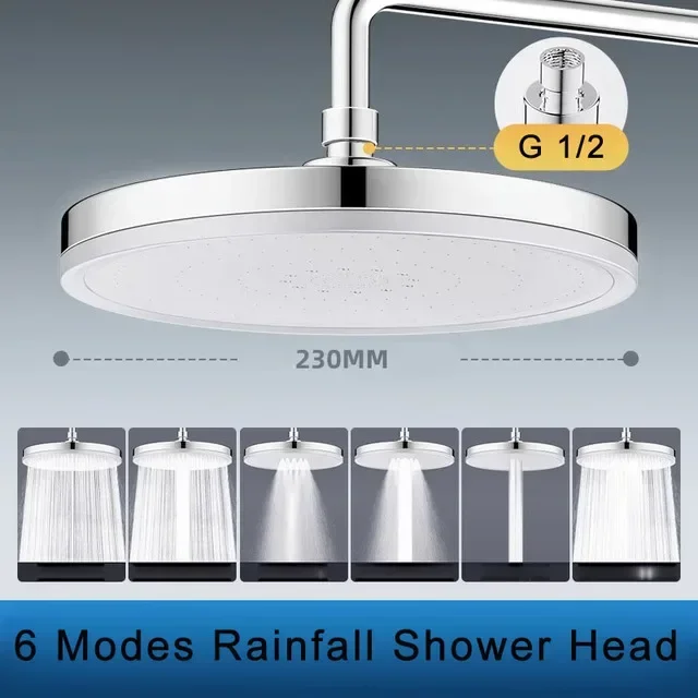 Nova Chuveiro de Teto com 6 Mo - Home Bathroom Taps avaliação e preço
