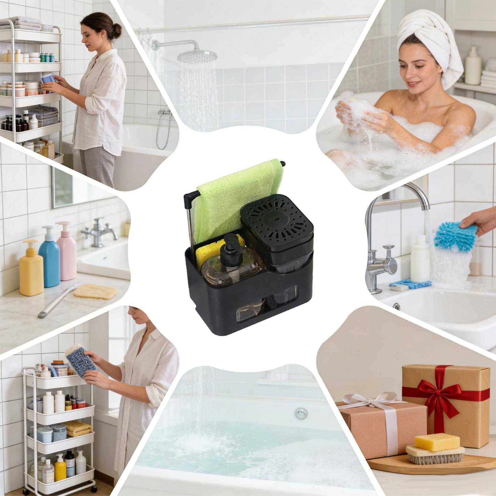 Dispensador de sabonete para b - Home Bathroom Towel Dispenser avaliação e preço