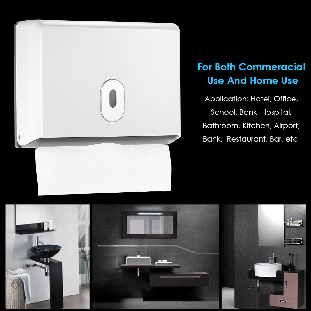 Dispensador de tecido retangul - Home Bathroom Towel Dispenser avaliação e preço