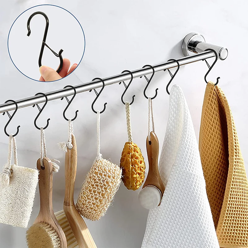 10 /100 pçs ganchos de suspens - Home Bathroom Shelf avaliação e preço