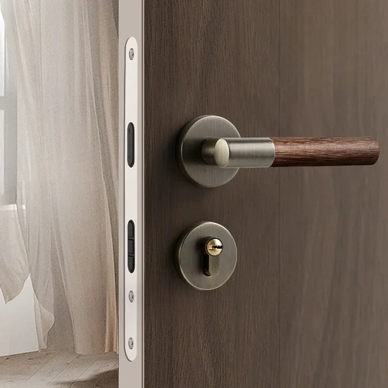 Maçaneta da porta de madeira z - Home Hardware Bathroom Accessories avaliação e preço