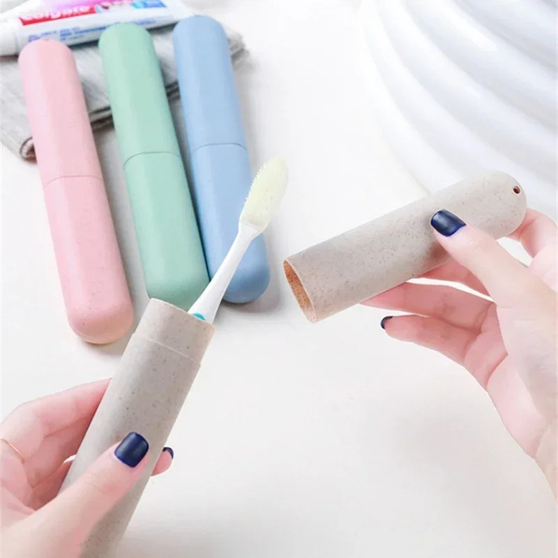 2 pçs/set leve e portátil supo - Toothbrush Holder Set avaliação e preço