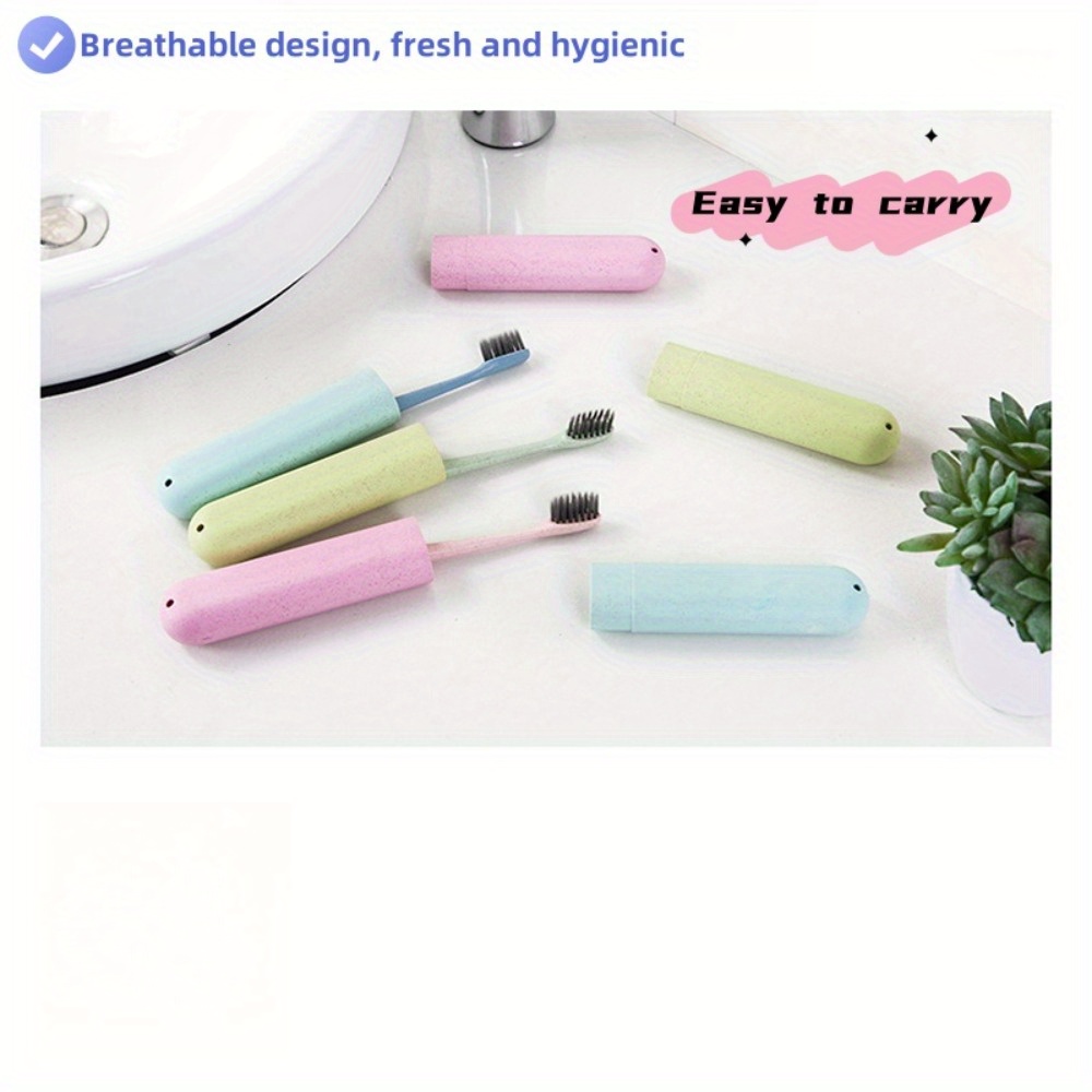 2 pçs/set leve e portátil supo - Toothbrush Holder Set avaliação e preço