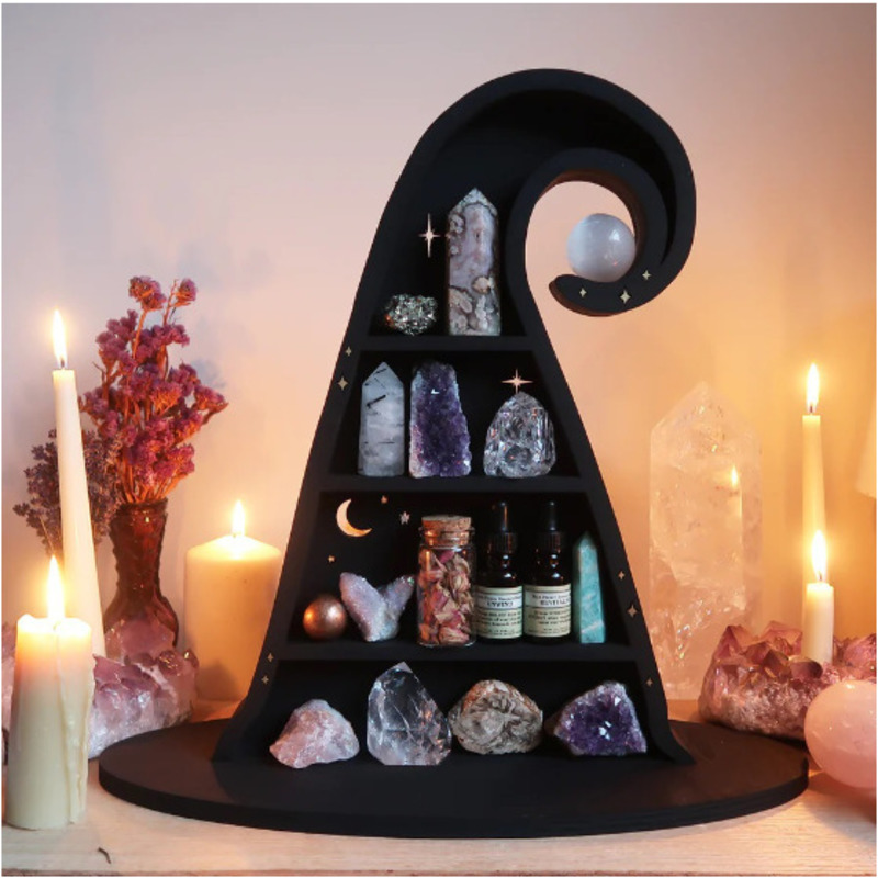 Novo chapéu de bruxa do vintag - Home Bathroom Shelf avaliação e preço