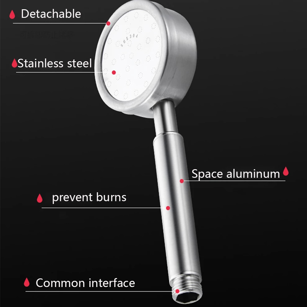 Cabeça de chuveiro de aço inox - Home Bathroom Taps avaliação e preço