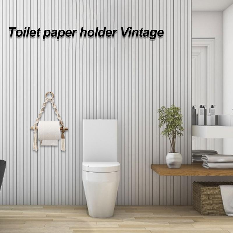 Mão tecido de madeira suporte  - Home Bathroom Towel Dispenser avaliação e preço
