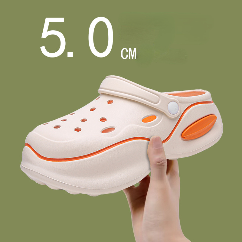 Verão feminino chinelos 5cm pl - Home Outside Bathroom avaliação e preço