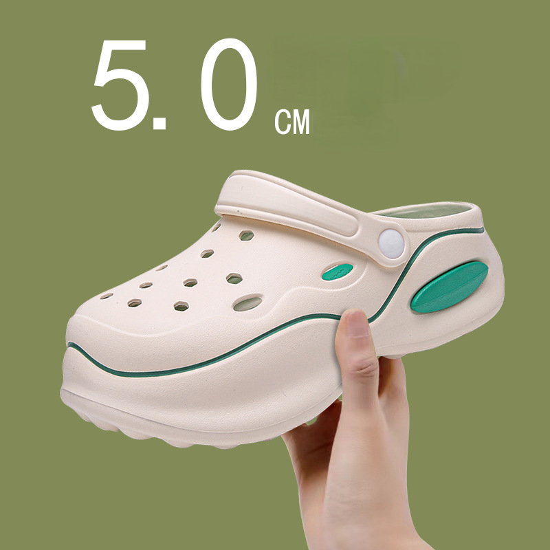 Verão feminino chinelos 5cm pl - Home Outside Bathroom avaliação e preço