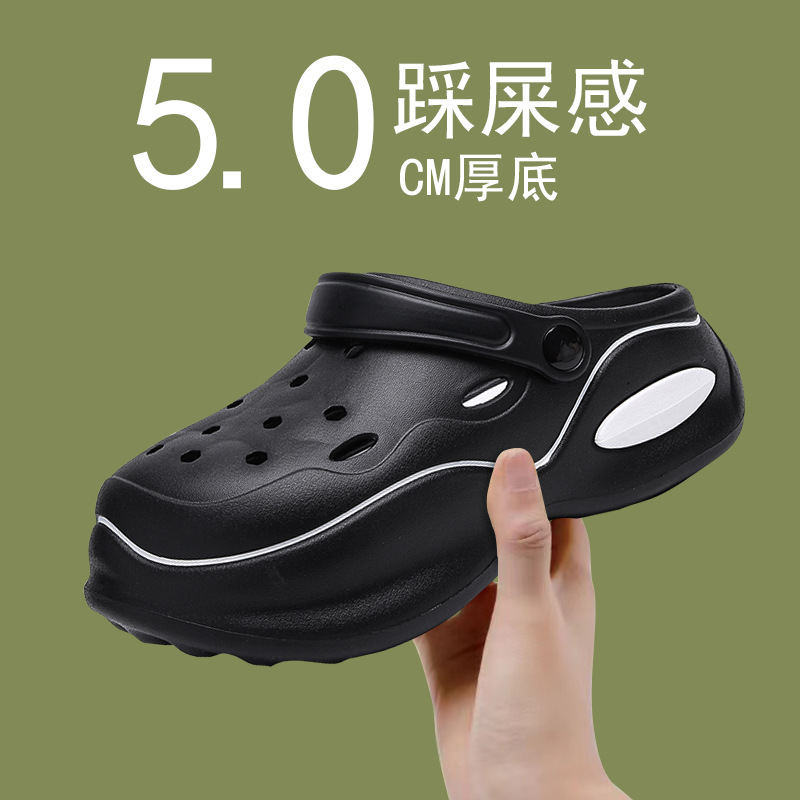 Verão feminino chinelos 5cm pl - Home Outside Bathroom avaliação e preço