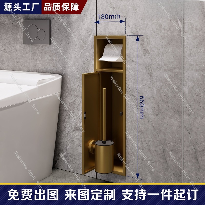 Suporte Premium de Aço Inoxidá - Toilet Brush Holder avaliação e preço