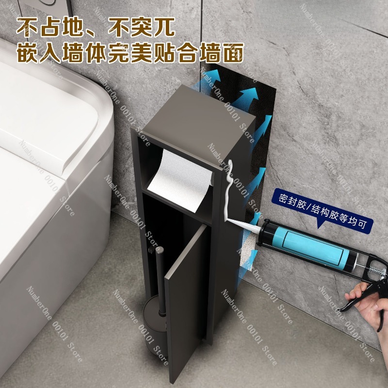 Suporte Premium de Aço Inoxidá - Toilet Brush Holder avaliação e preço