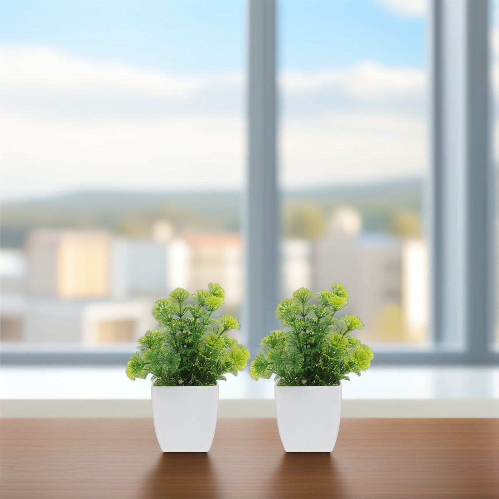 2 Peças de Plantas Artificiais - Home Bathroom Shelf avaliação e preço