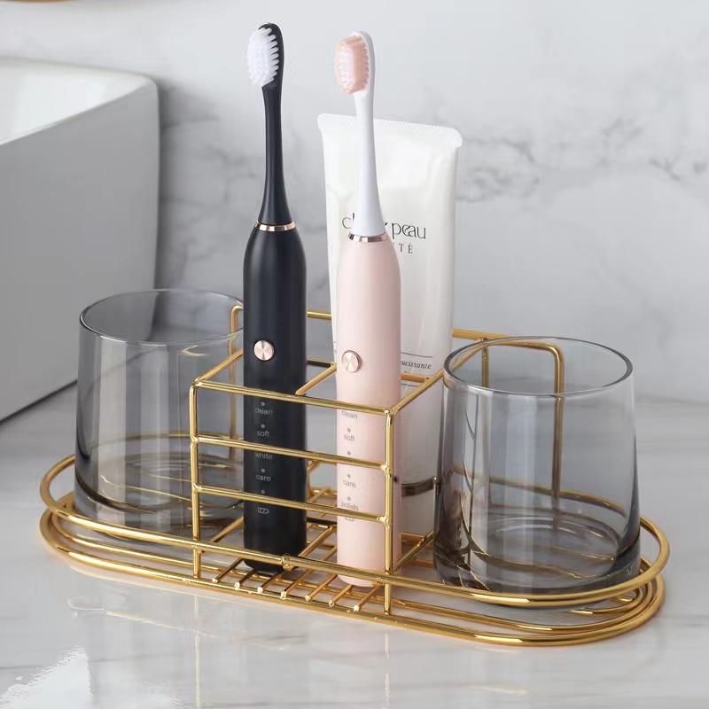 Suporte de Parede Dourado para - Toothbrush Holder Set avaliação e preço