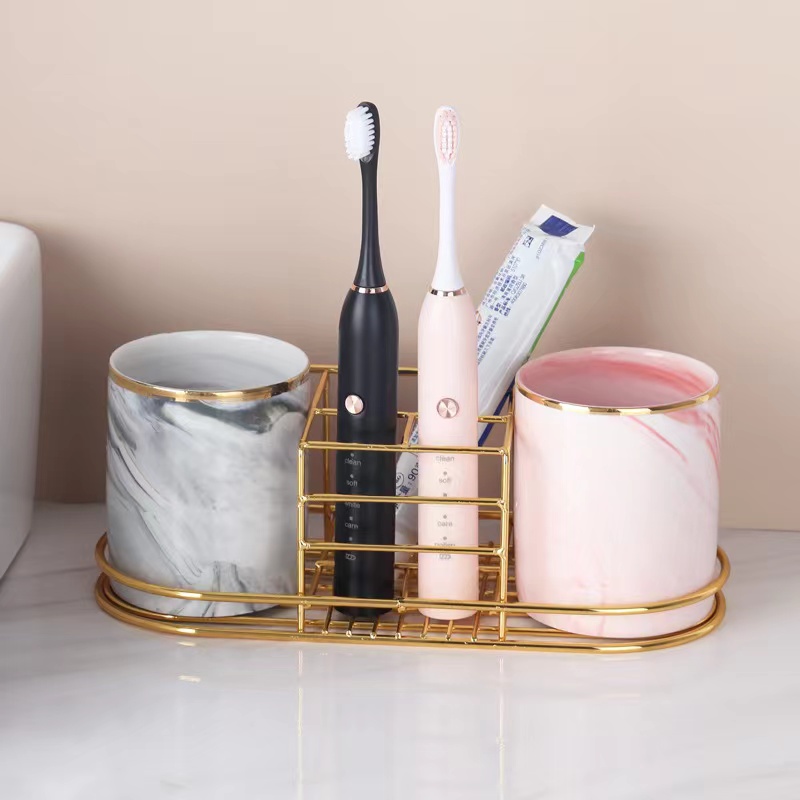 Suporte de Parede Dourado para - Toothbrush Holder Set avaliação e preço