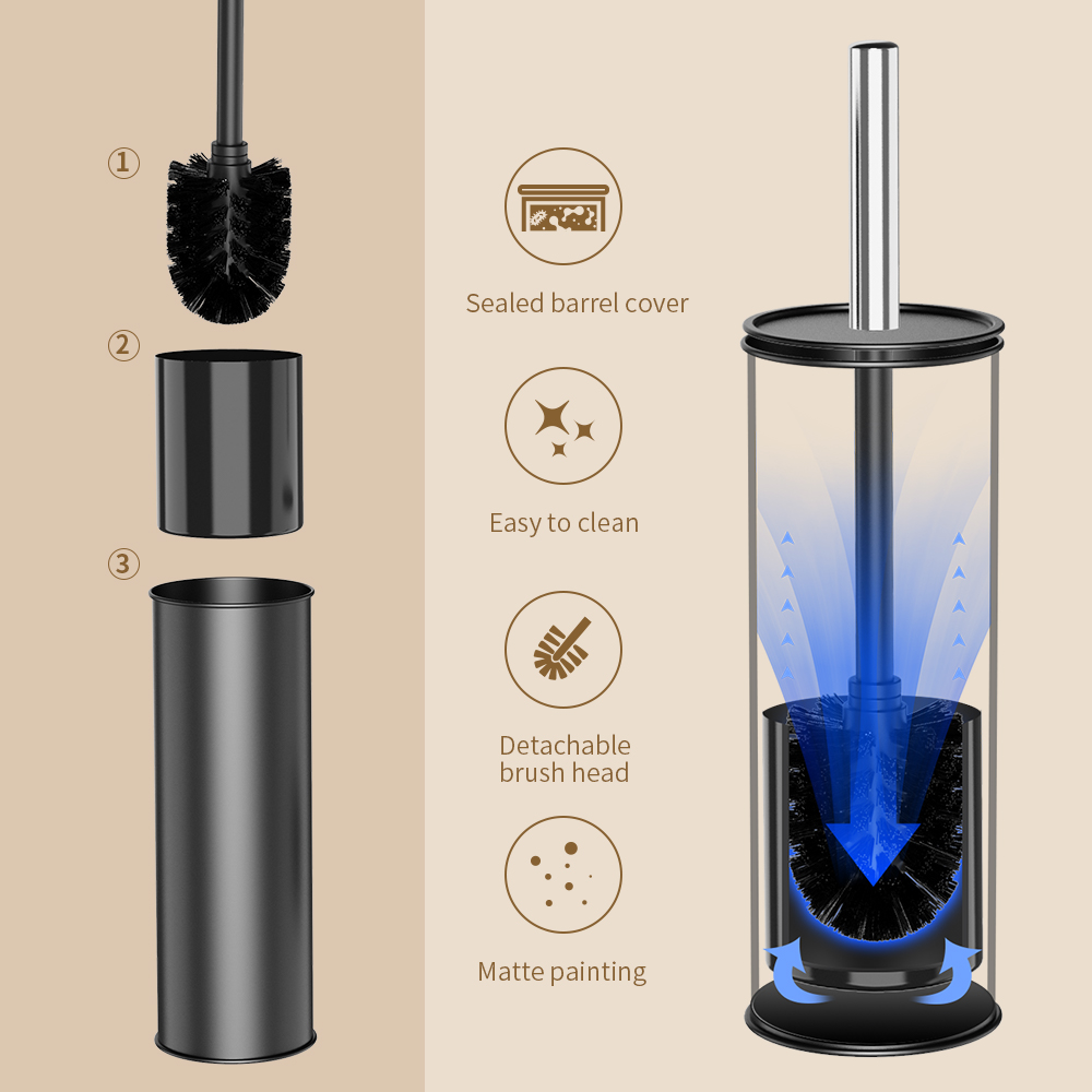 Escova de limpeza para vaso sa - Toilet Brush Holder avaliação e preço