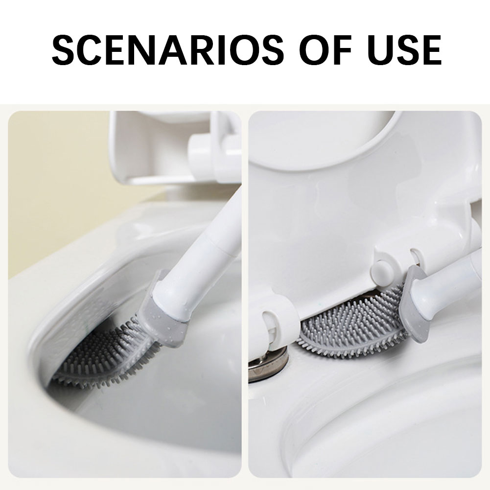 Escova de toalete de silicone  - Toilet Brush Holder avaliação e preço