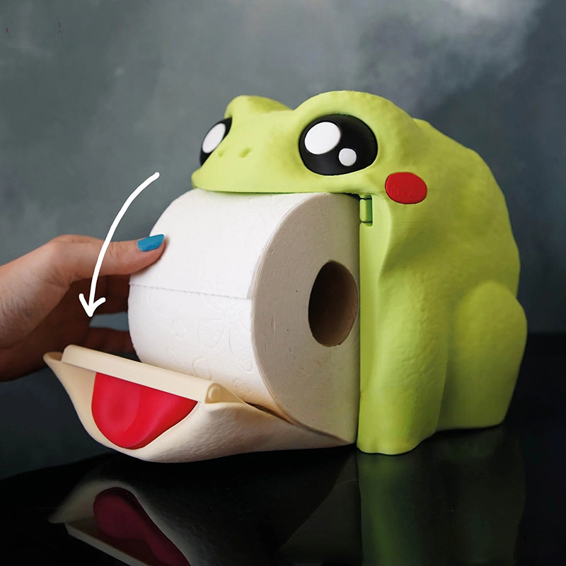 Engraçado sapo caixa de tecido - Home Bathroom Towel Dispenser avaliação e preço