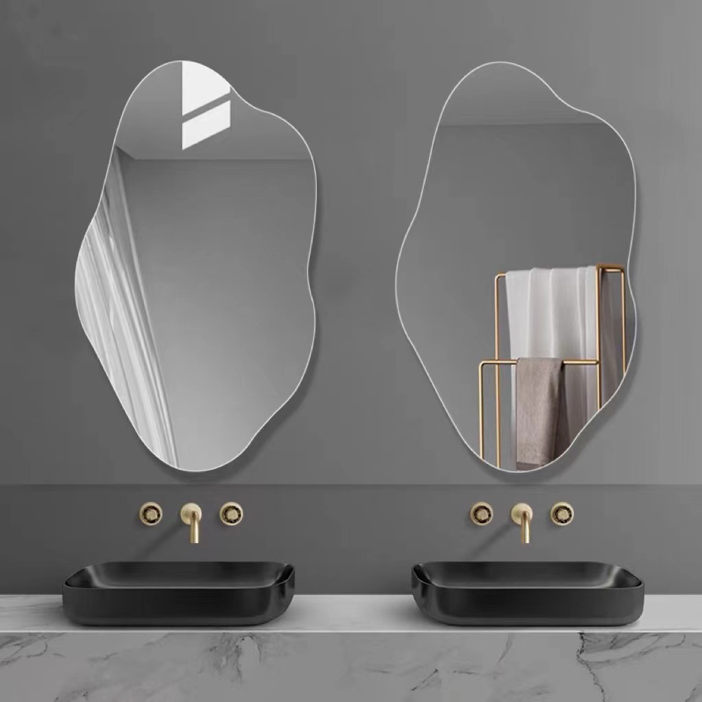 Espelho de Parede Irregular pa - Home Goods Bathroom Mirrors avaliação e preço