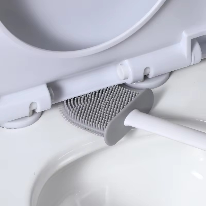 1pc preto fixado na parede esc - Toilet Brush Holder avaliação e preço