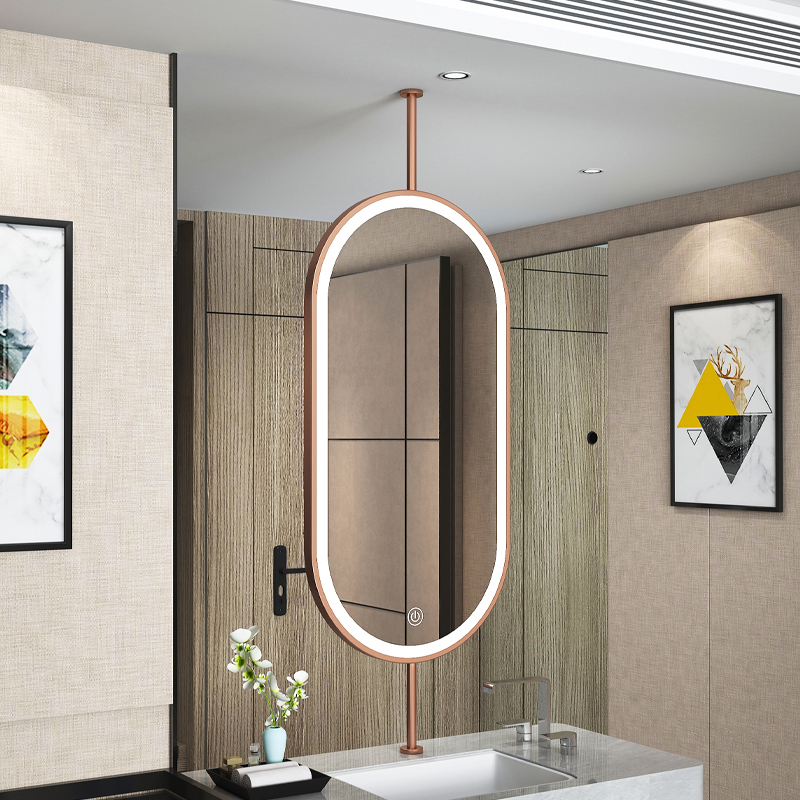 Espelho Oval Suspenso de Teto  - Home Living Bathroom Vanity avaliação e preço