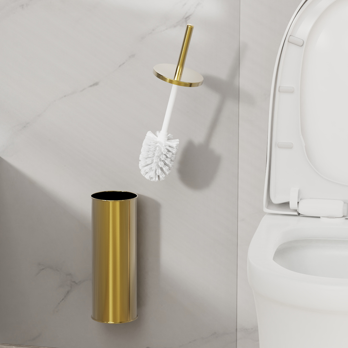 1 conjunto de escova de limpez - Toilet Brush Holder avaliação e preço